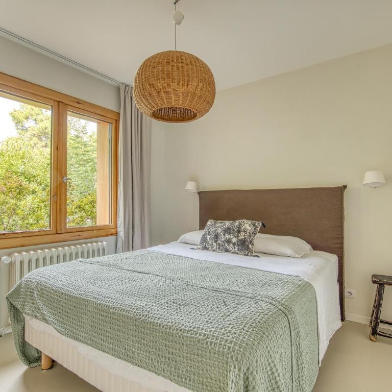Villa Cap-Ferret, vue bassin-pinède - Villa - Vue sur Jardin - 13