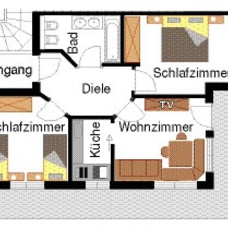 Villa Nussbaumer - Appartamento Deluxe con 2 Camere da Letto e Vista Giardino - 23