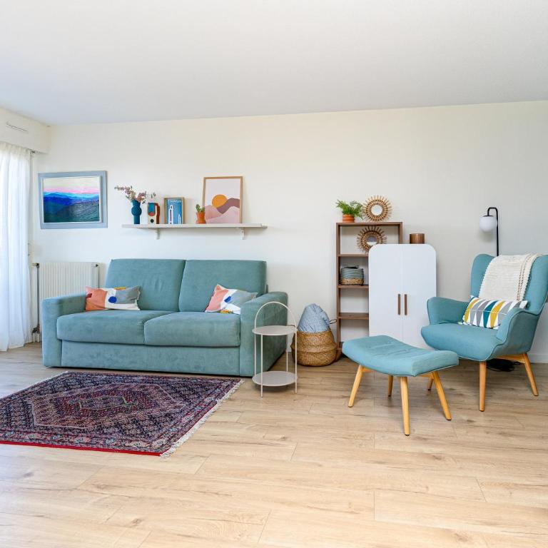 Appart Anglet - Apartment mit 1 Schlafzimmer und Gartenblick - 10