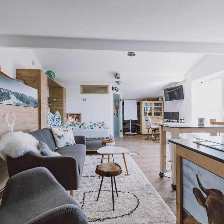 Guggi´s Emporeon Allgäu - Apartment mit 1 Schlafzimmer und Garten - 14