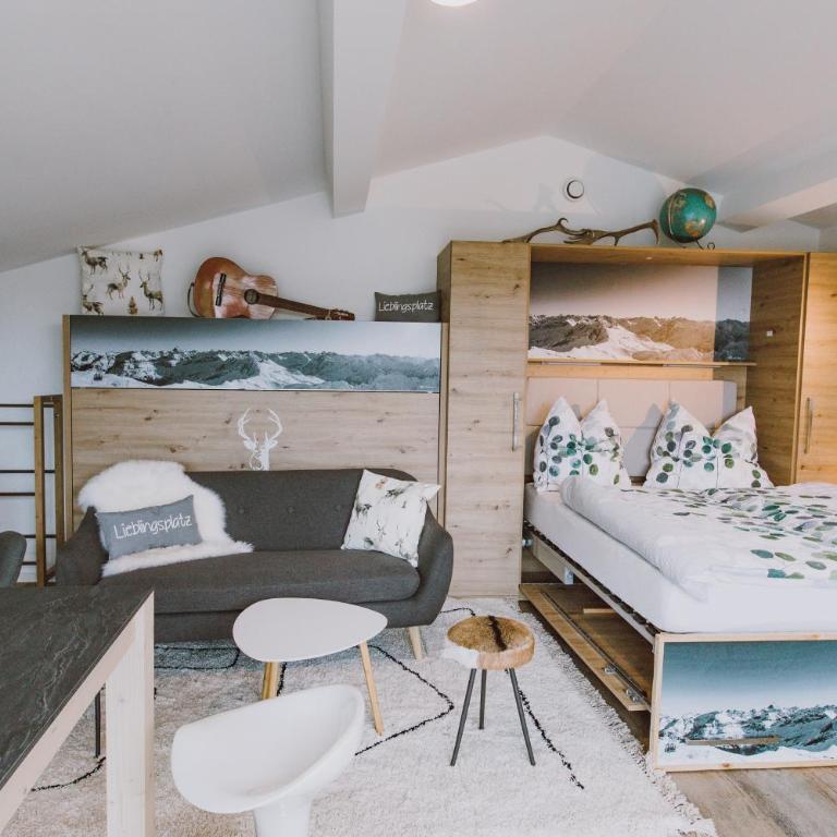 Guggi´s Emporeon Allgäu - Apartment mit 1 Schlafzimmer und Garten - 9