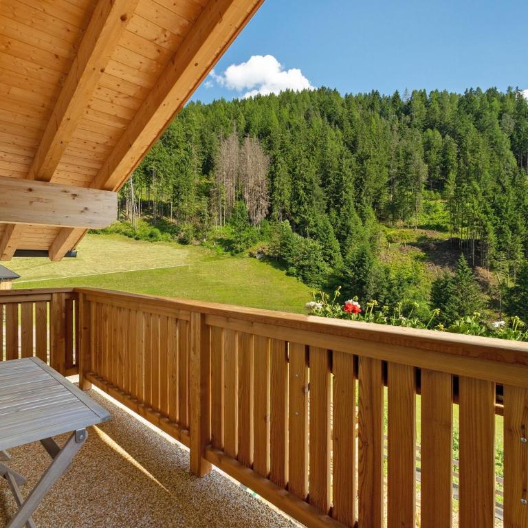 Lü da Plazores - Appartamento Superior con 1 Camera da Letto e Balcone - 15