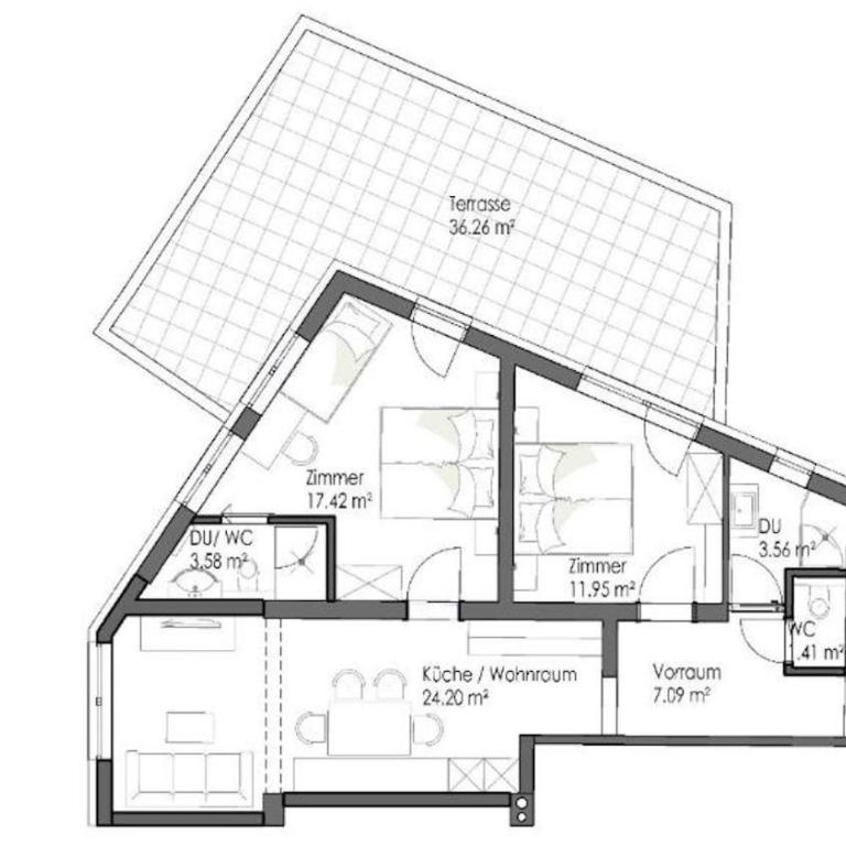 Haus Sabrina Hexenkopf - Deluxe Apartment mit Balkon und 2 Schlafzimmern - 18
