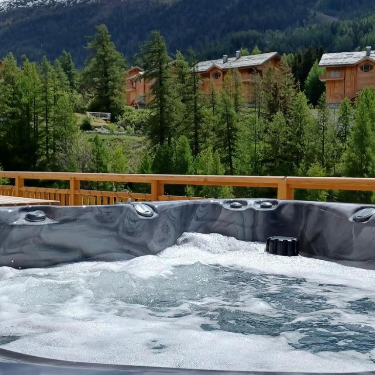 Chalet L'arcelle, Spa privée - Appartement Supérieur avec Sauna - 21