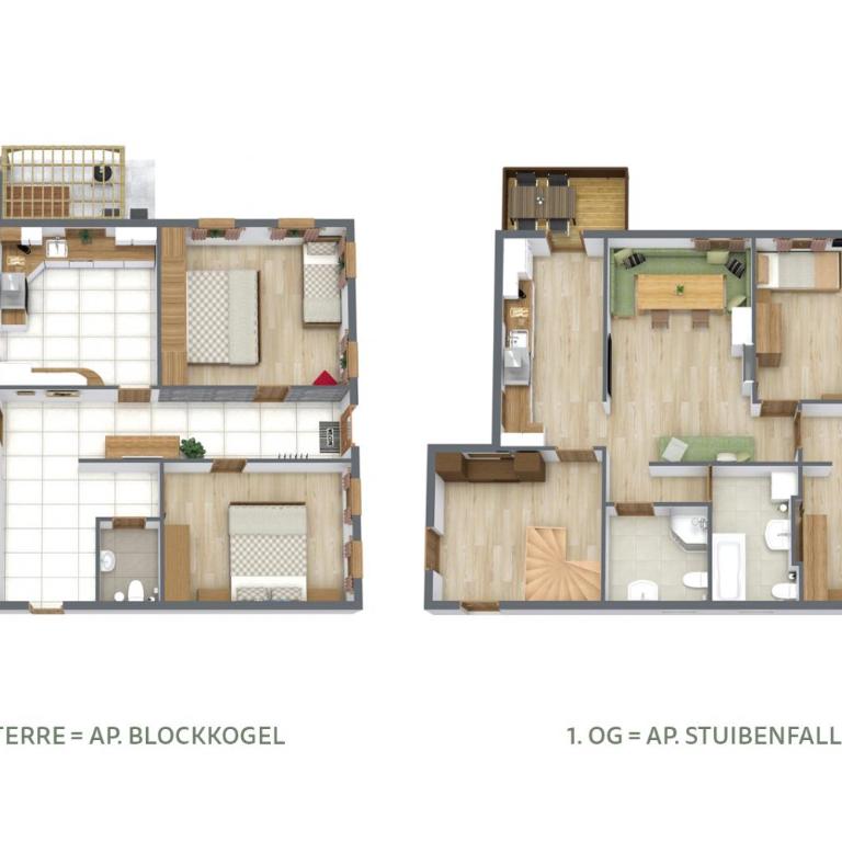 Landhaus Waldhart - Apartment - auf 2 Etagen - 32