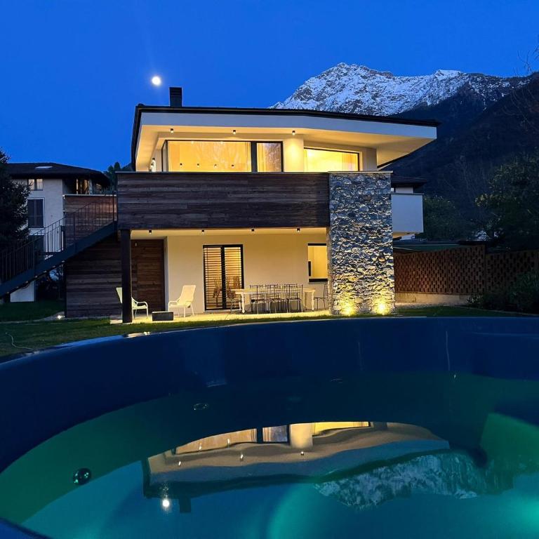 La villa del lago in terrazzo - Appartamento Deluxe con 2 Camere da Letto e Vista Giardino - 5