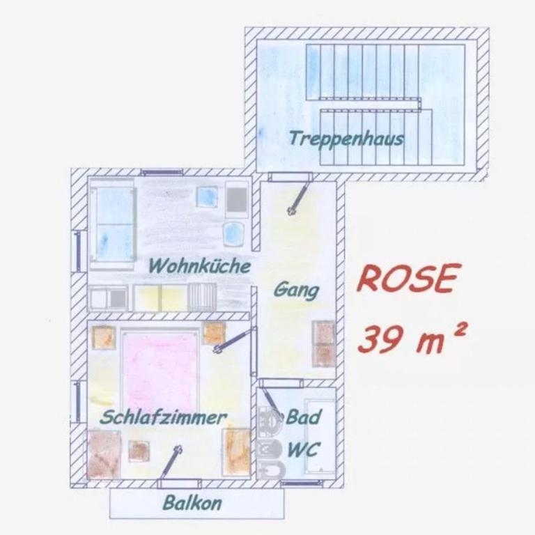 Gartnerhof Apt Rose - Appartement 1 Chambre Supérieur avec Balcon - 18