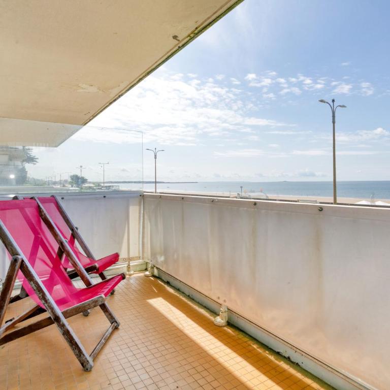 Appartement face mer sur plage - Apartment mit Terrasse - 14