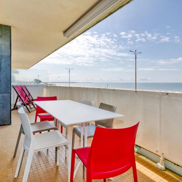 Appartement face mer sur plage - Apartment mit Terrasse - 15