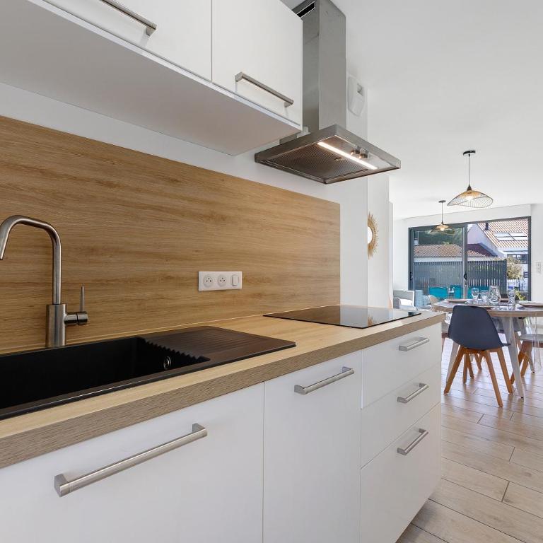 Appartement Mimosas - 400m plage - Maison 1 Chambre - 8