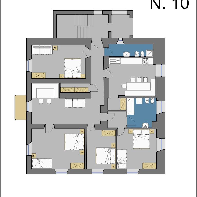 Luxe Historic Chateau Ciasa Soldà 2 - Appartamento Superior con Balcone - 31
