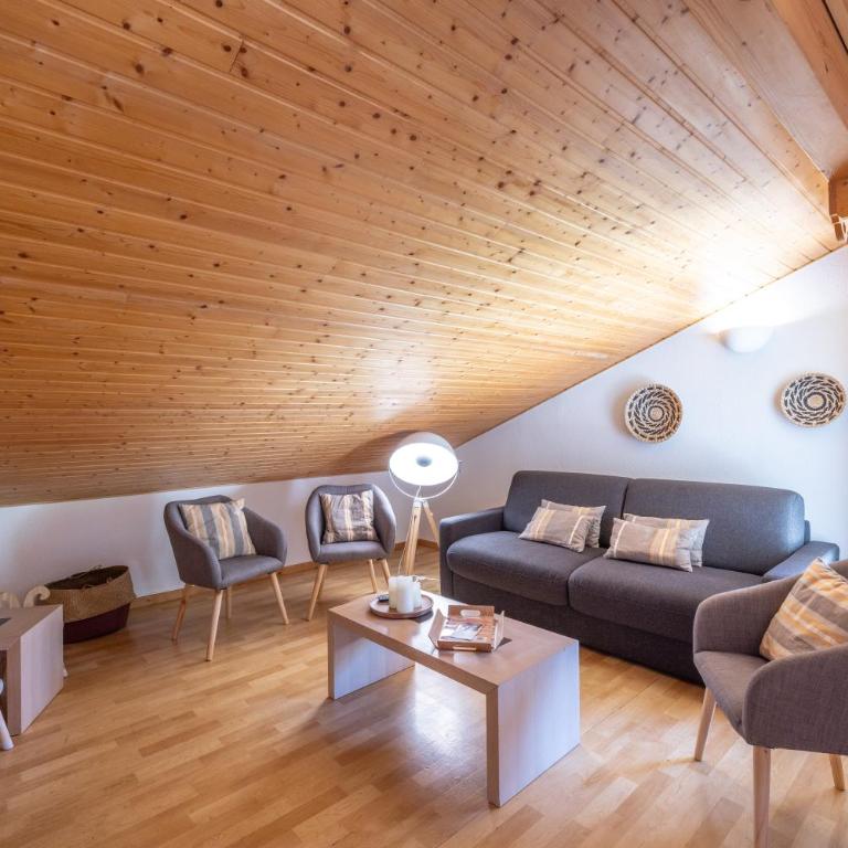 Appt le grand Tetras D20 - Apartamento Deluxe de 2 dormitorios con vistas al jardín - 8