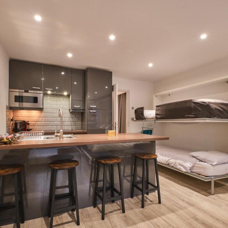 Boutique Central Appart Les 2 Alpes - Appartamento Superior con 1 Camera da Letto e Balcone - 11