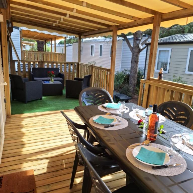 Mobil-home camping Mar Estang - Appartamento con 3 Camere da Letto e Vista Lago - 1