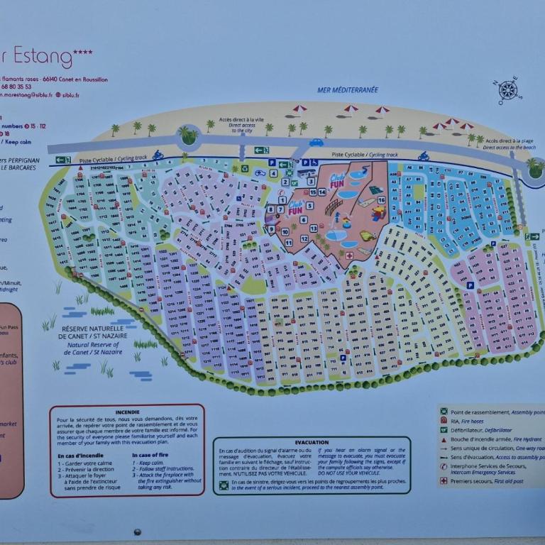 Mobil-home camping Mar Estang - Appartamento con 3 Camere da Letto e Vista Lago - 19
