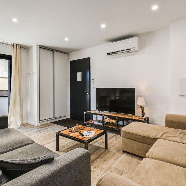 Aux pieds des pistes - Appt B - Deluxe Apartment mit Balkon und 2 Schlafzimmern - 1