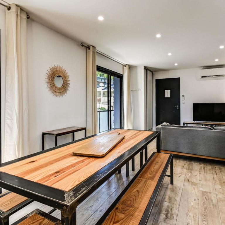 Aux pieds des pistes - Appt B - Deluxe Apartment mit Balkon und 2 Schlafzimmern - 10