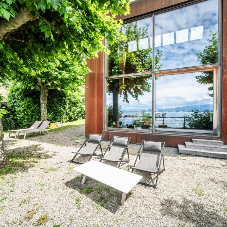 Villa Otoctone bord du lac Léman - Villa - Vue sur Jardin - 3