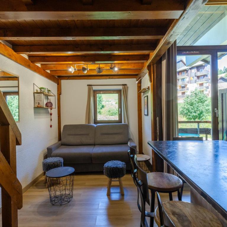 Appartement Manigod Merdassier 8 p - Appartement 2 Chambres Deluxe avec Balcon - 3