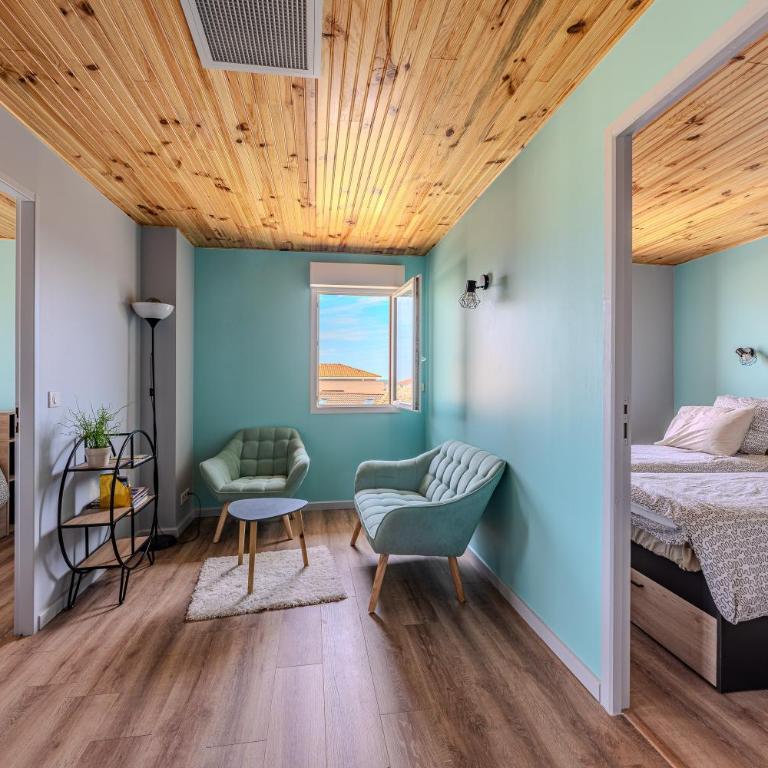 Maison Bord De L'Océan 3 étoiles - Hébergement Maison Deluxe 4 Chambres - Côté Océan - 9