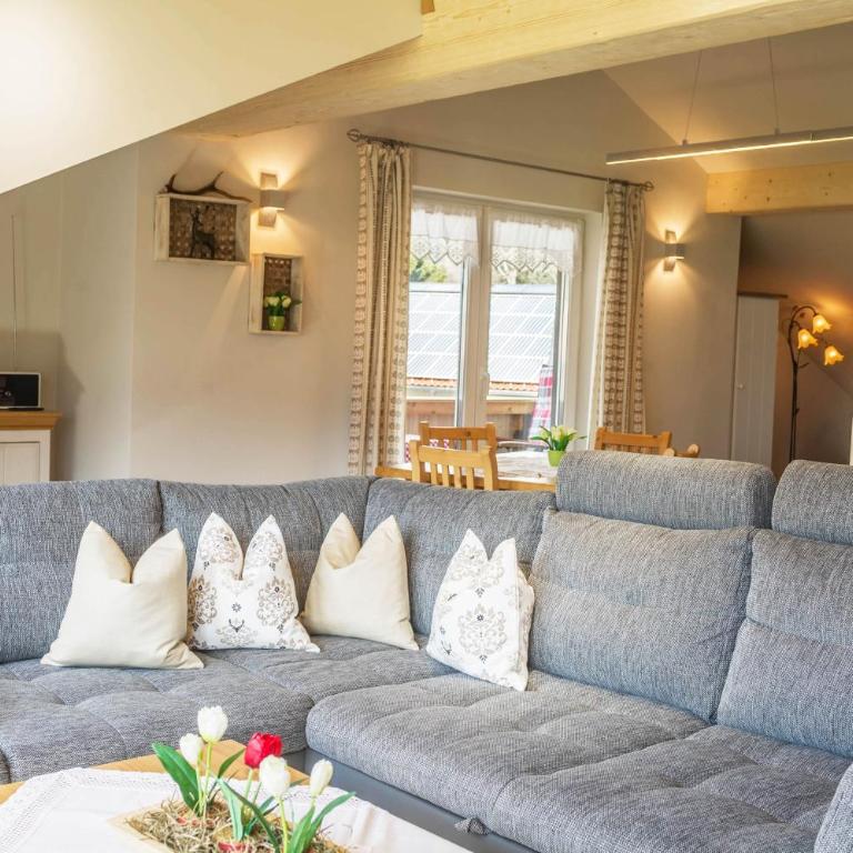 Ferienwohnung Bergpanorama - Apartamento Superior de 1 dormitorio con balcón - 5