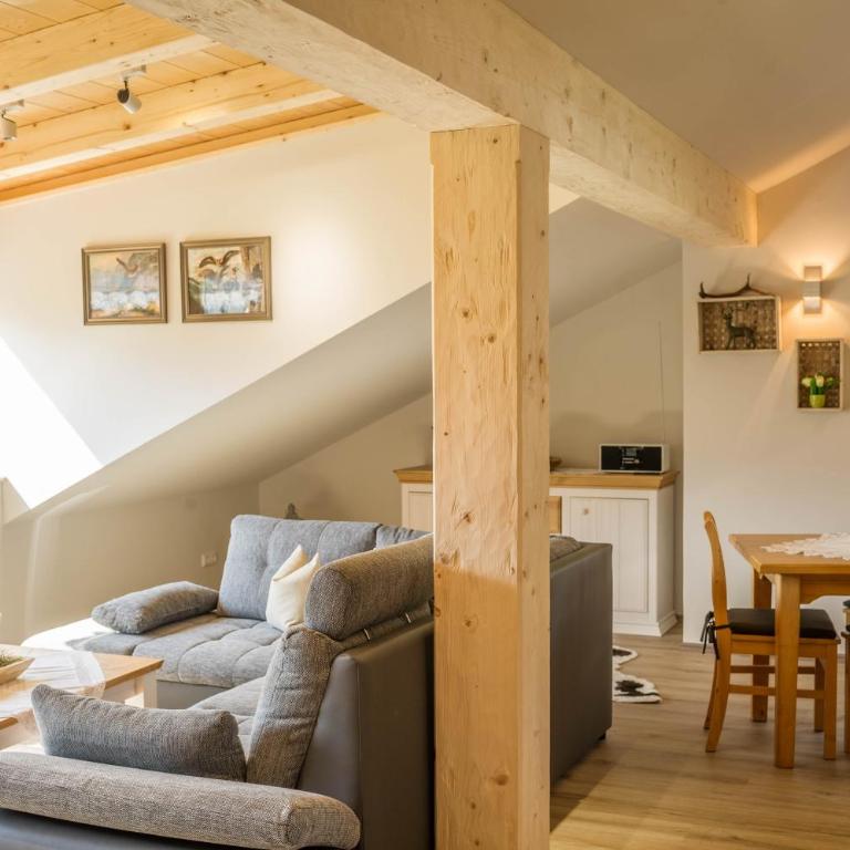 Ferienwohnung Bergpanorama - Apartamento Superior de 1 dormitorio con balcón - 10
