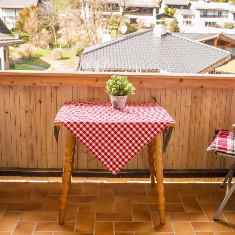 Ferienwohnung Bergpanorama - Apartamento Superior de 1 dormitorio con balcón - 12