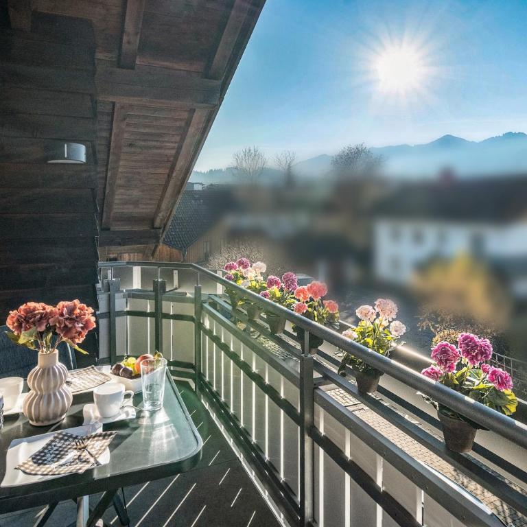 Ferienwohnung Alpenvogel - Superior Apartment mit 1 Schlafzimmer und Balkon - 11