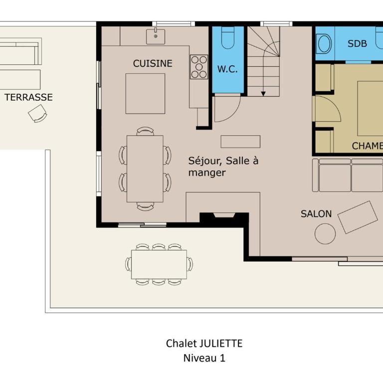Chalet 5★, Hammam, 200 m des pistes, 10 pers, La Clusaz - FR-1-304-297 - Chalet - 9