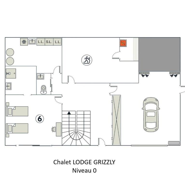 Chalet 4★, 14 pers, sauna, 6 chambres à La Clusaz, pieds des pistes - FR-1-304-306 - Chalet - 24