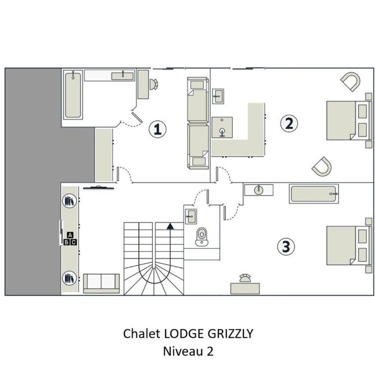 Chalet 4★, 14 pers, sauna, 6 chambres à La Clusaz, pieds des pistes - FR-1-304-306 - Chalet - 26