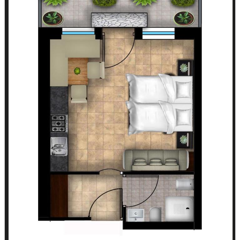 Ciasa Willy App Lavarella - Estudio con sofá cama - 14