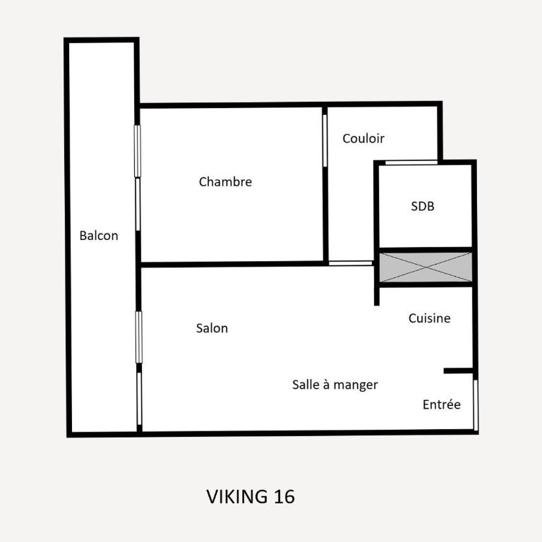 Appartement 3*, 4 voyageurs, animaux admis, au cœur du village - FR-1-304-89 - Appartamento (4 Adulti) - 4