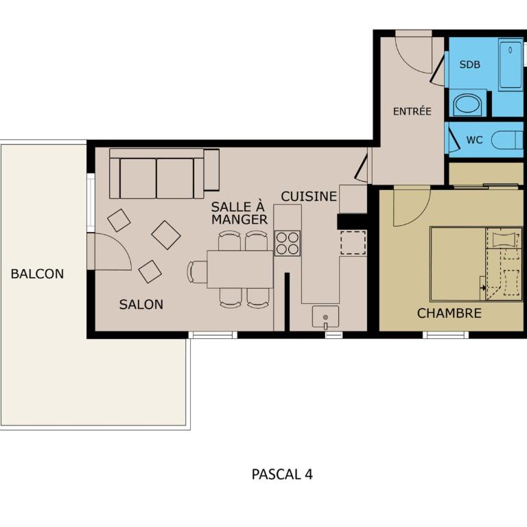 Appartement 4★, 5 pers, ski au pied, proche centre - FR-1-304-149 - Apartment (5 Adults) - 11
