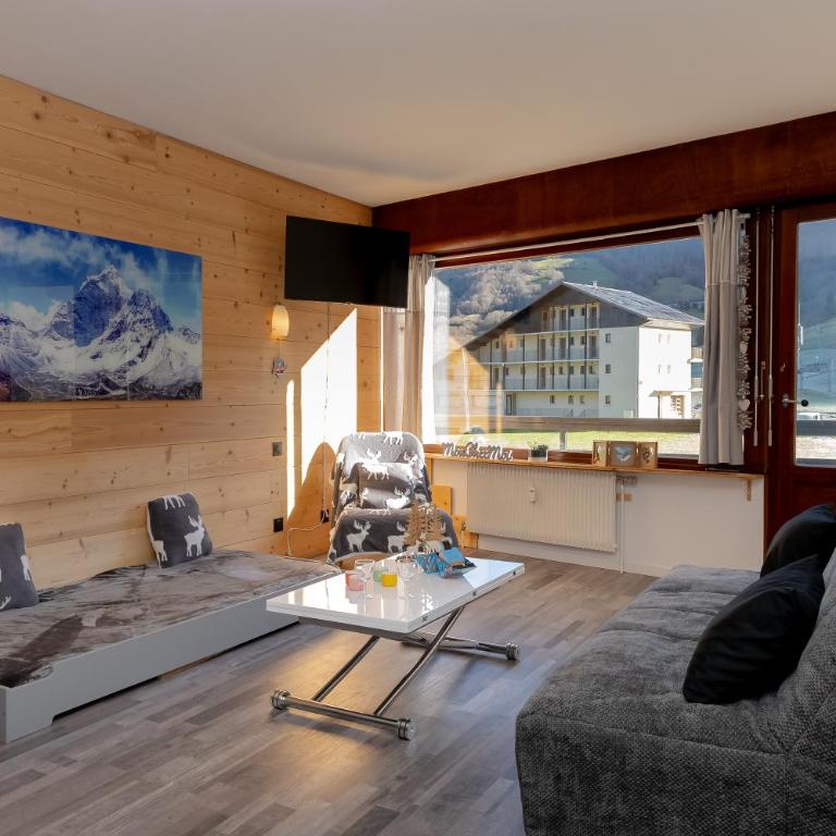 Appartement L'Alt-Aillon - Studio - Vue sur Montagne - 3