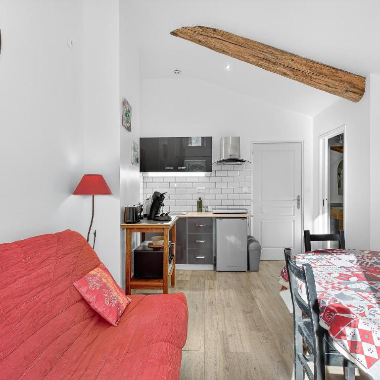 Gîte Mélano - La Grange du Logis - Appartement 1 Chambre avec Jardin - 6