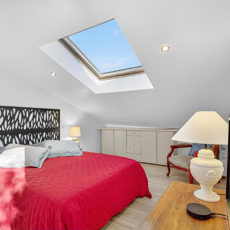 Gîte Mélano - La Grange du Logis - Appartement 1 Chambre avec Jardin - 12