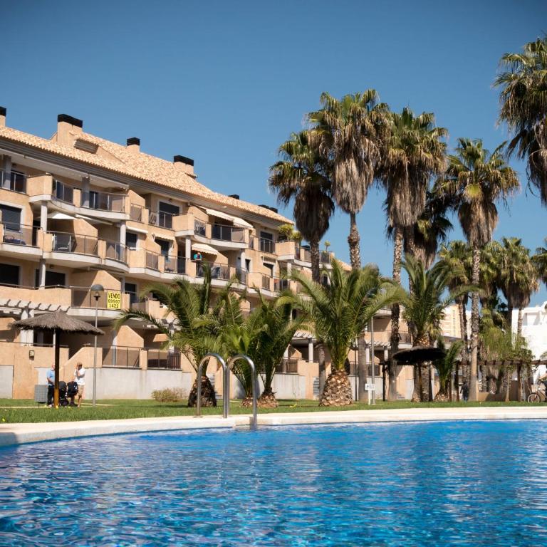 Apartamento a 150m playa de les Bovetes estancias temporales de más de 10 días - Apartamento de 2 dormitorios - 1