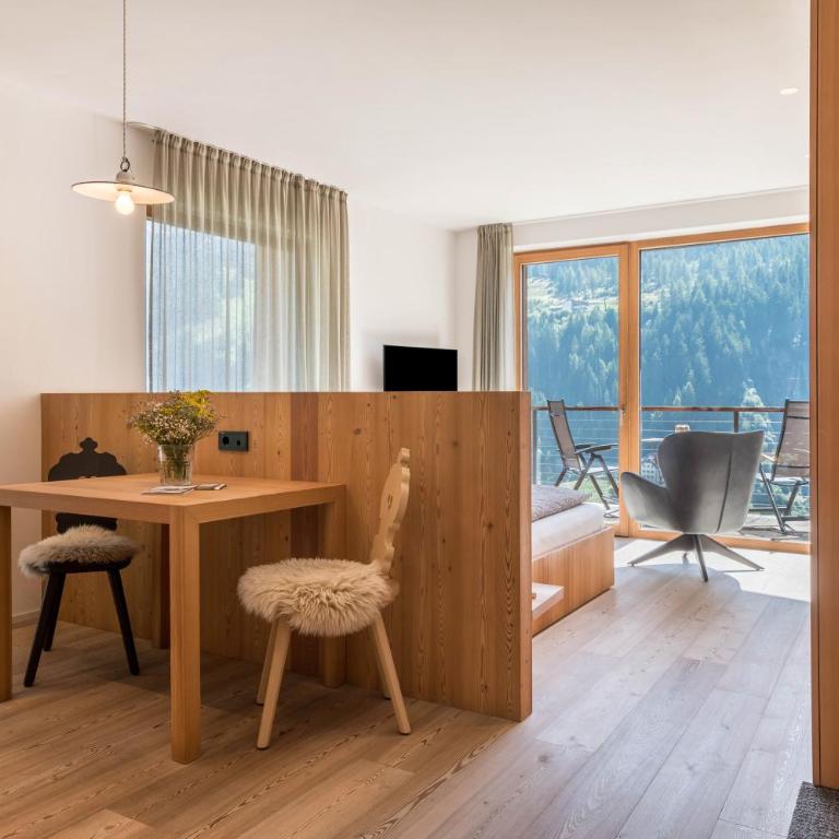 Vista Dolomites Apartment Liberty - Appartamento Superior con 1 Camera da Letto e Balcone - 7