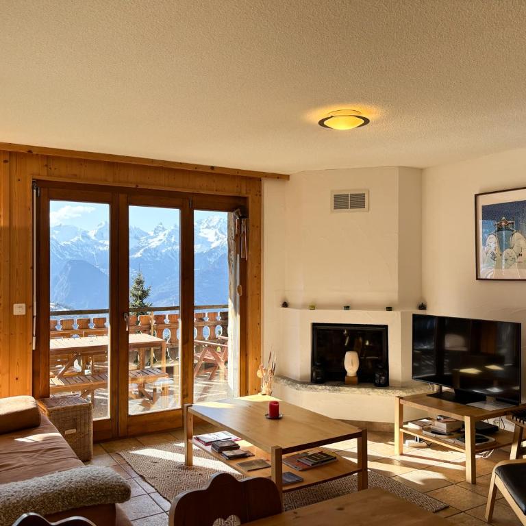 Appartement d'une chambre avec vue imprenable - Veysonnaz - Appartamento con 1 Camera da Letto - 6
