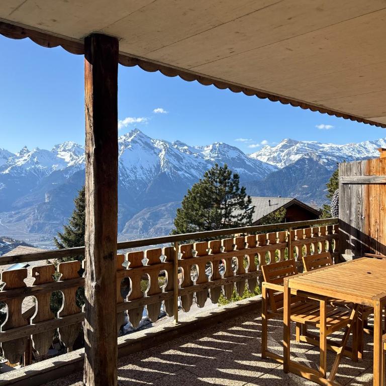 Appartement d'une chambre avec vue imprenable - Veysonnaz - Appartamento con 1 Camera da Letto - 7