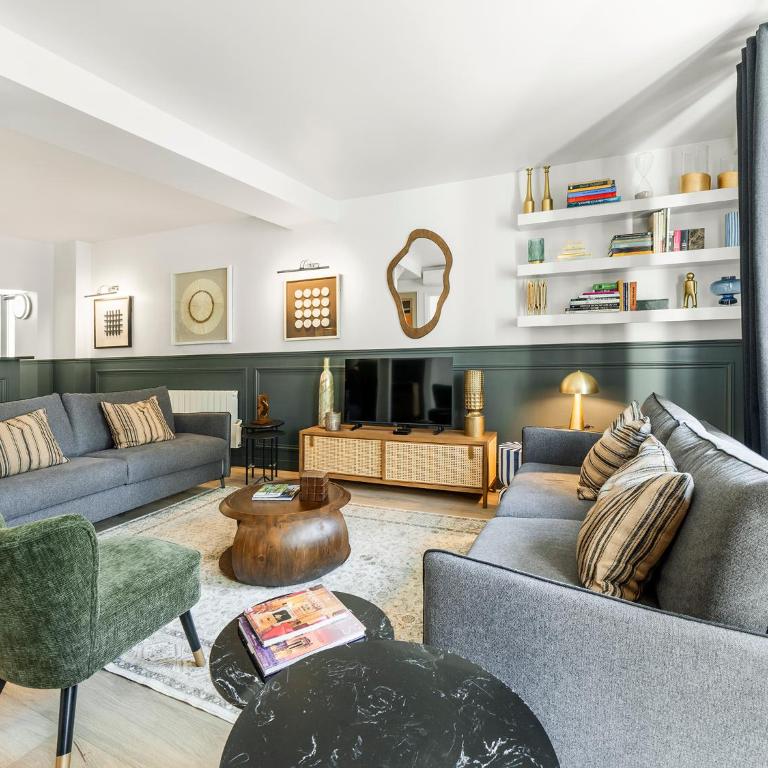 LivinParis - Luxury AC 4 Bedrooms Le Marais I - Appartement 4 Chambres - 1