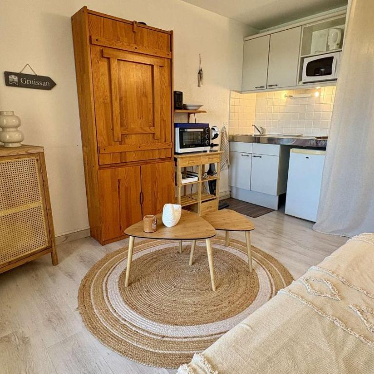 Studio cosy avec clim, piscine, plage du Grazel à 300m - GN020-210 - Appartement - 3