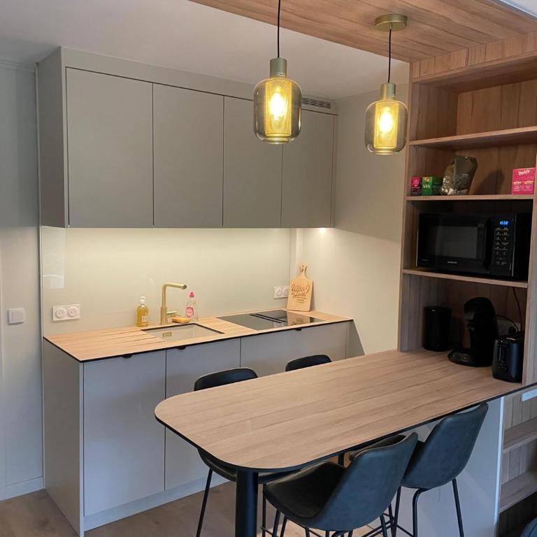 L Ecrin Lajarrige 4 5 pers plage 5 min Terrasse - Apartment mit 2 Schlafzimmern - am Meer - 8