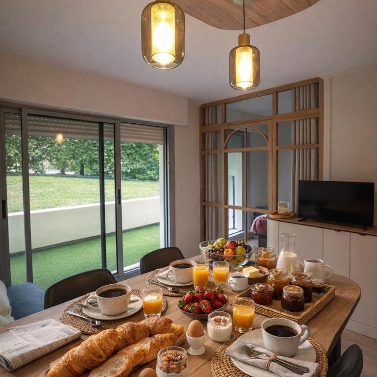 L Ecrin Lajarrige 4 5 pers plage 5 min Terrasse - Apartment mit 2 Schlafzimmern - am Meer - 4