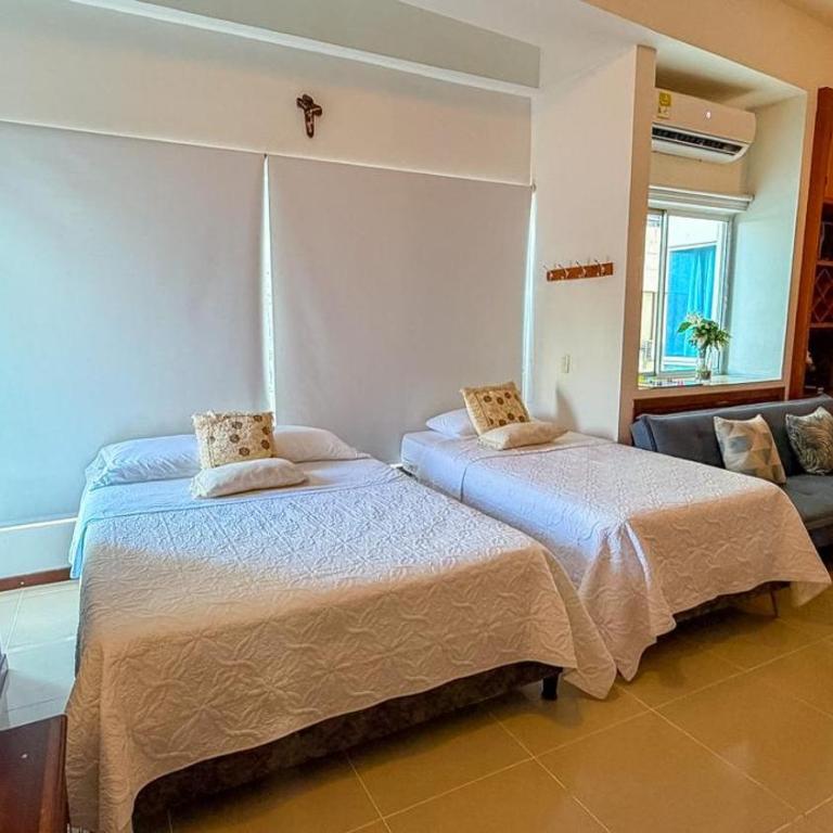 Apartaestudio acogedor - One-Bedroom Apartment - 5