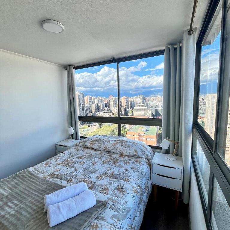 Moderno Depto, Metro, Movistar Arena, parking, downtown - Three-Bedroom Apartment - 8