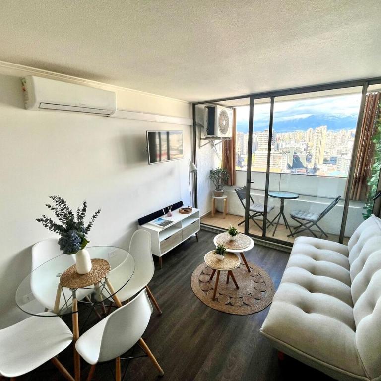 Moderno Depto, Metro, Movistar Arena, parking, downtown - Three-Bedroom Apartment - 14