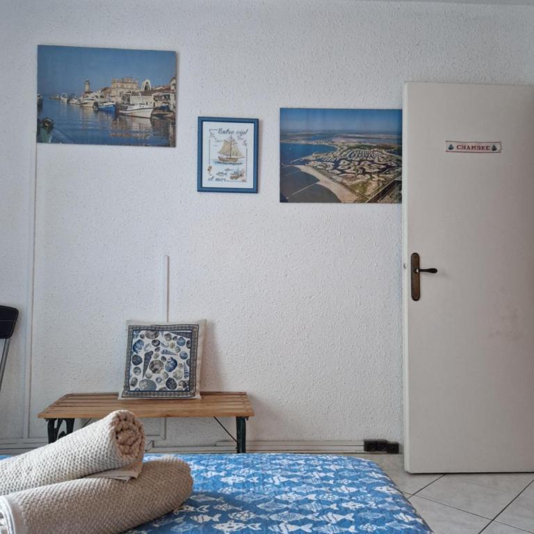 Hébergements LYAEL - Marina lumineuse avec ponton privé à Port Camargue - Apartment mit 2 Schlafzimmern und Meerblick - 11
