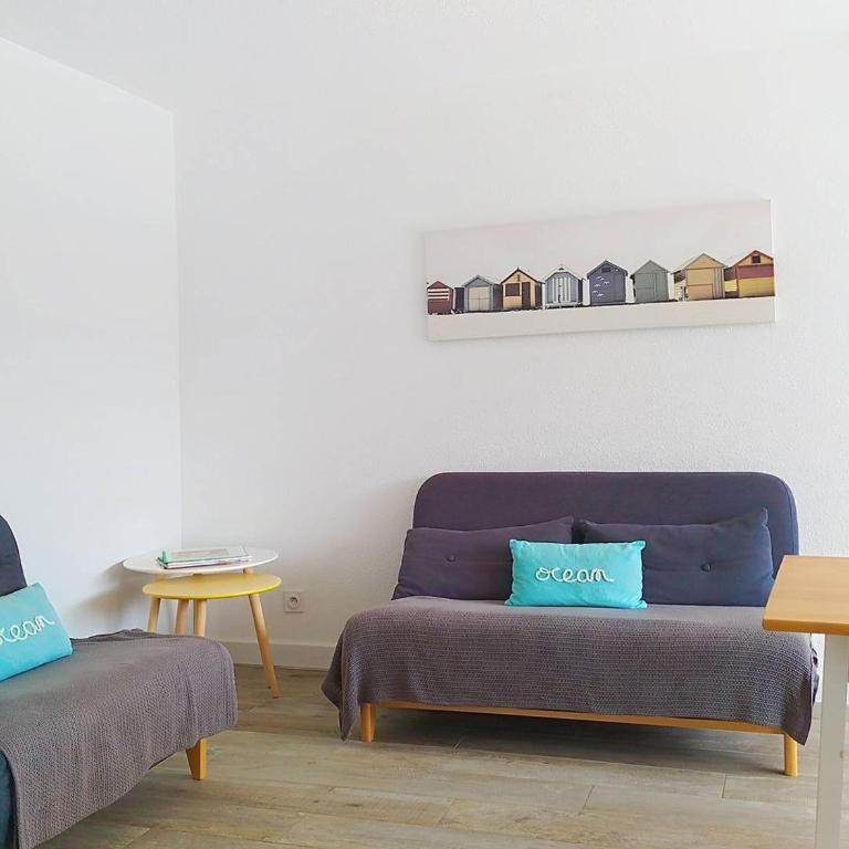T3 climatisé, 3*, 50m de la plage, garage, wifi inclus - FR-1-610-37 - Appartamento (4 Adulti) - 9